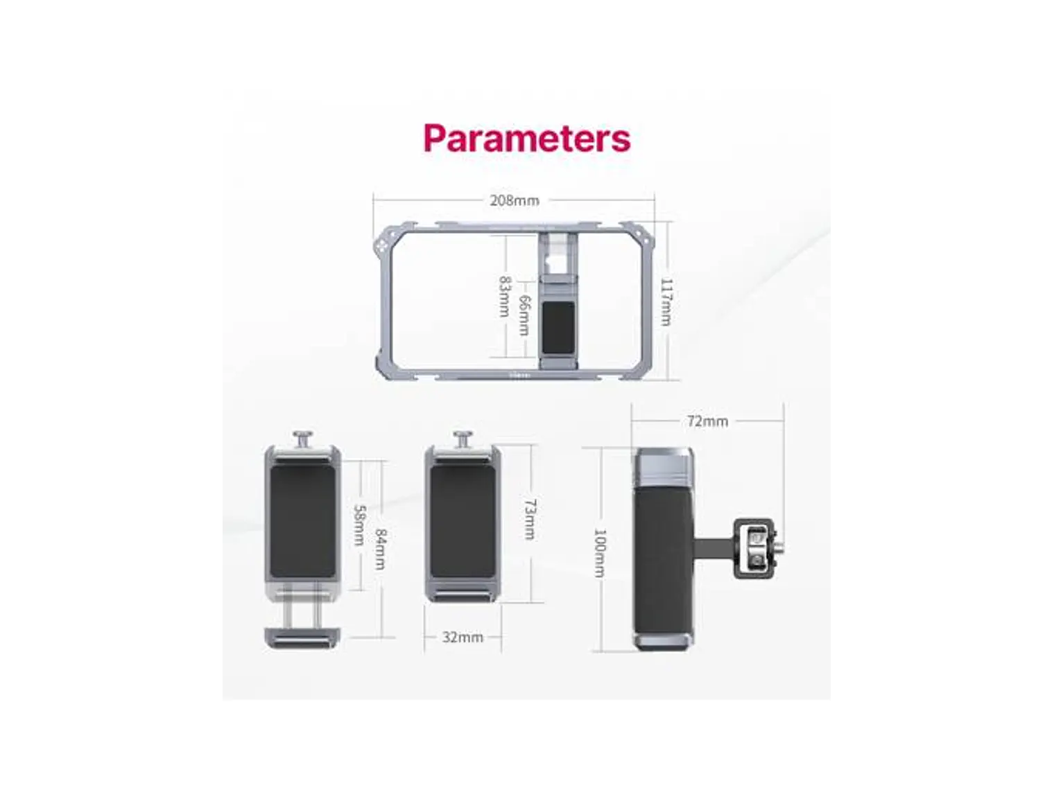 Ulanzi Metal Cage Para Teléfonos y Accesorios 3