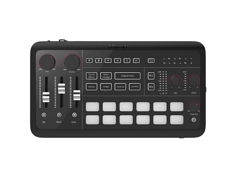 Ulanzi AX01 UCaster Live Tarjeta de Sonido Para Podcast y Streaming Con Batería Recargable 2