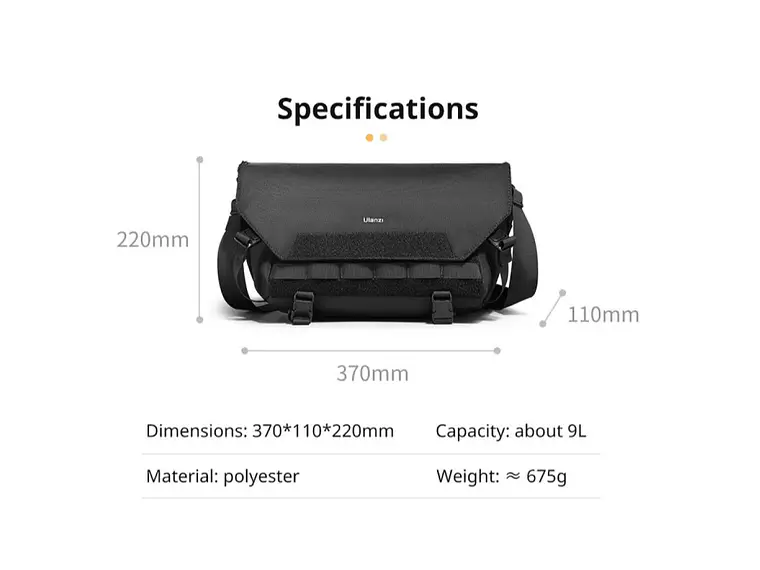 Ulanzi BC08 Tactical Shoulder Bag Bolso Para Equipos Audiovisuales B010 4