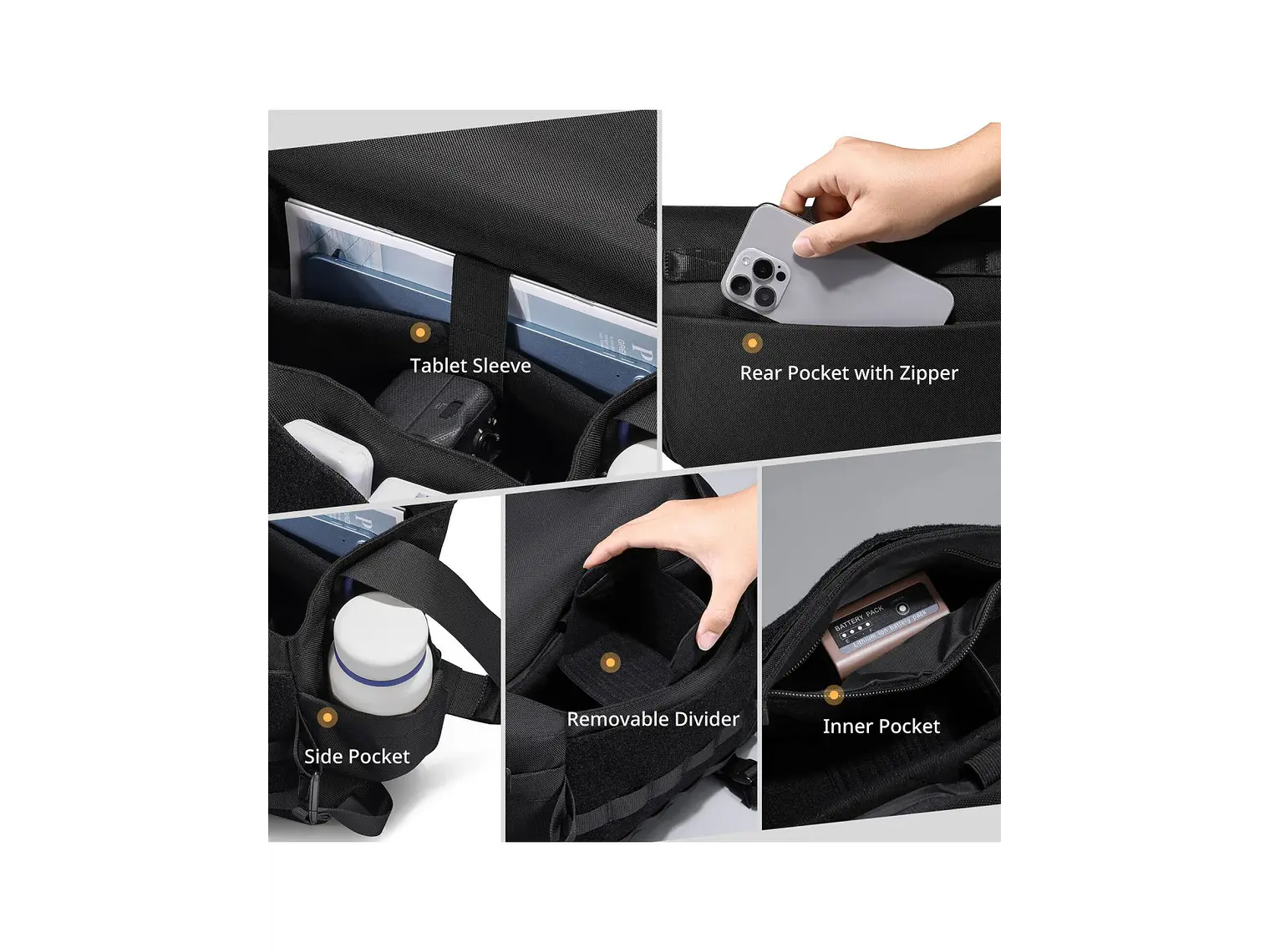 Ulanzi BC08 Tactical Shoulder Bag Bolso Para Equipos Audiovisuales B010 6