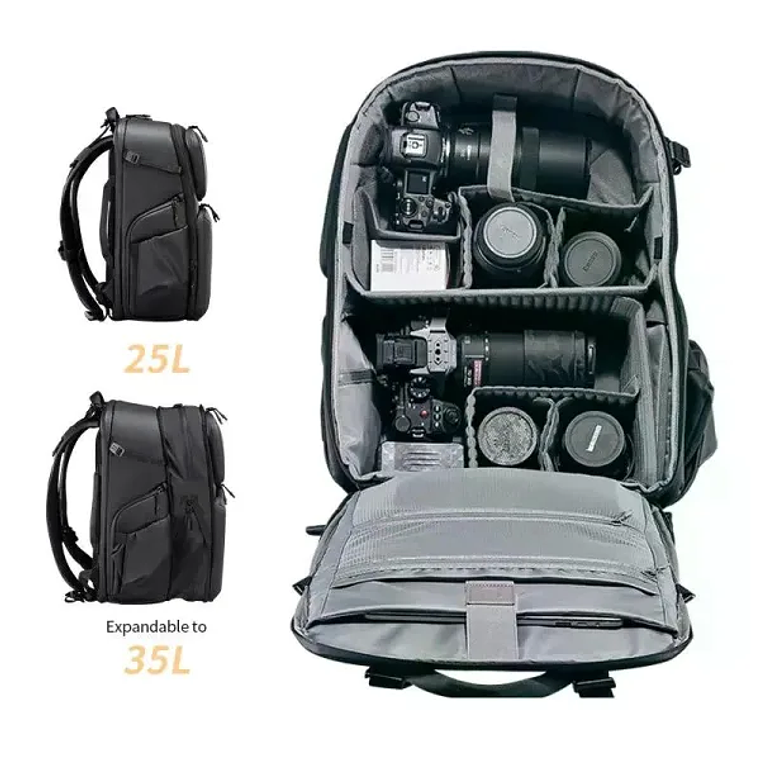 Ulanzi BP10 Mochila Grande Hard Shell Backpack 35 Litros 4