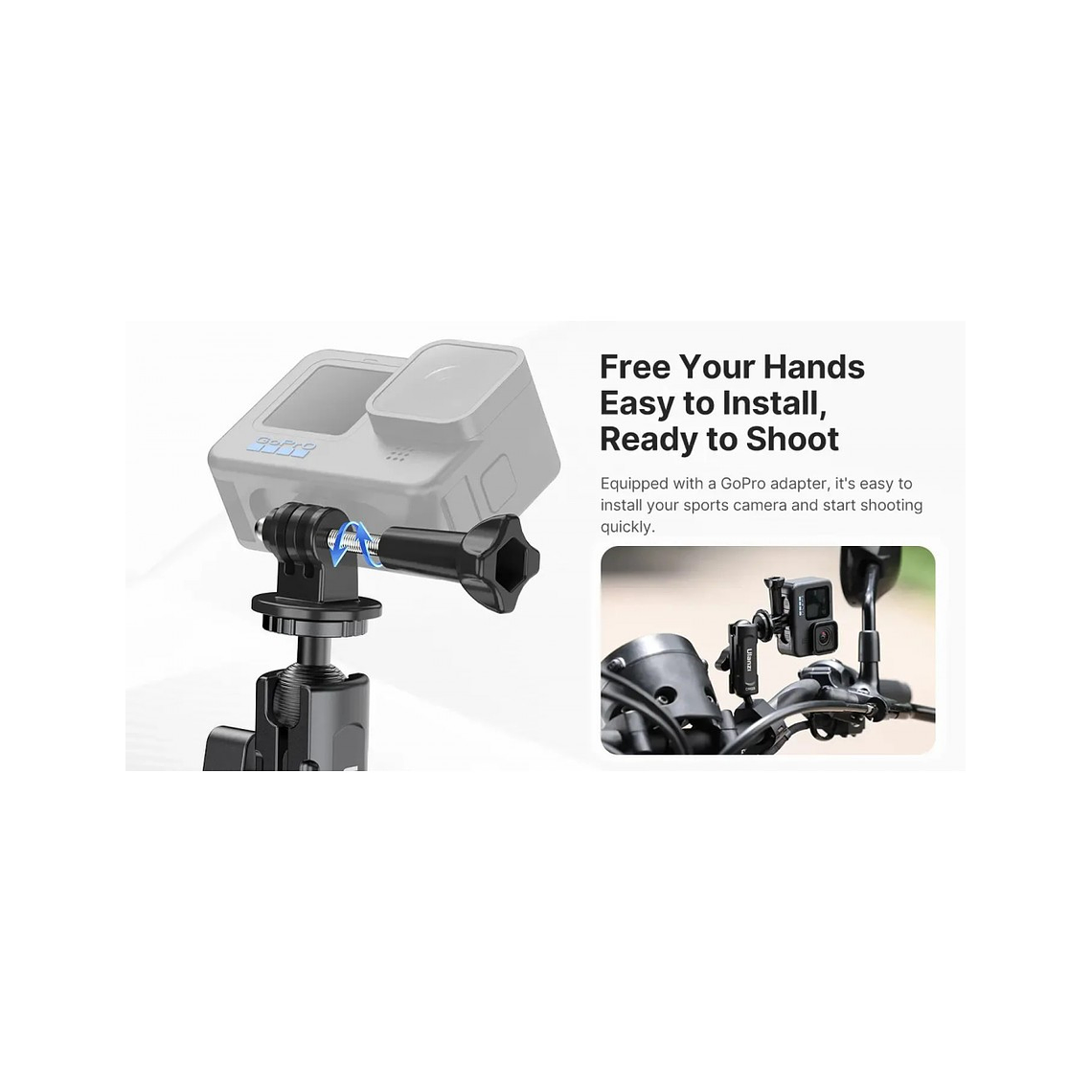 Ulanzi CM025 Soporte Abrazadera Para Bicicleta/Motocicleta 5