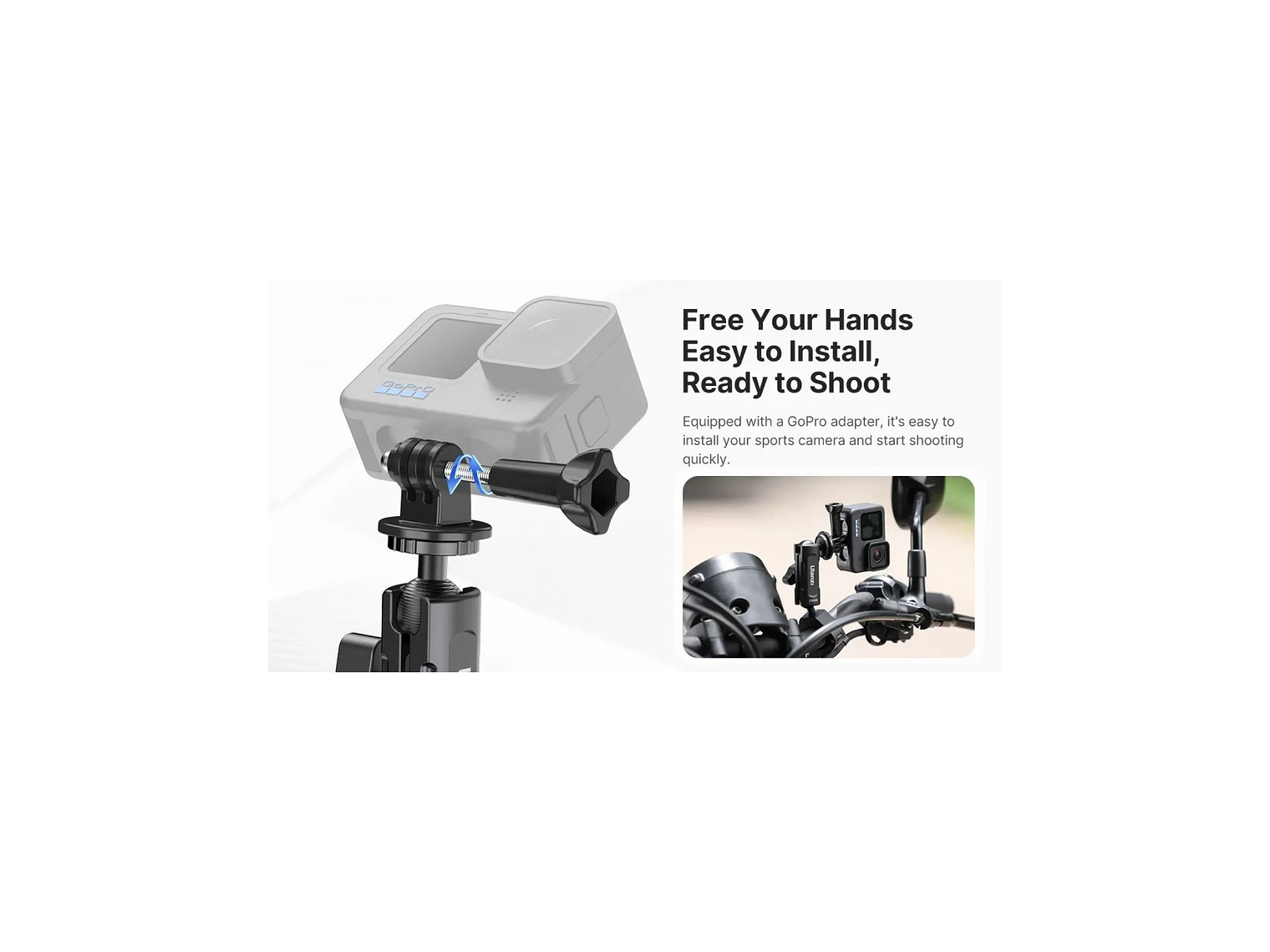 Ulanzi CM025 Soporte Abrazadera Para Bicicleta/Motocicleta 5