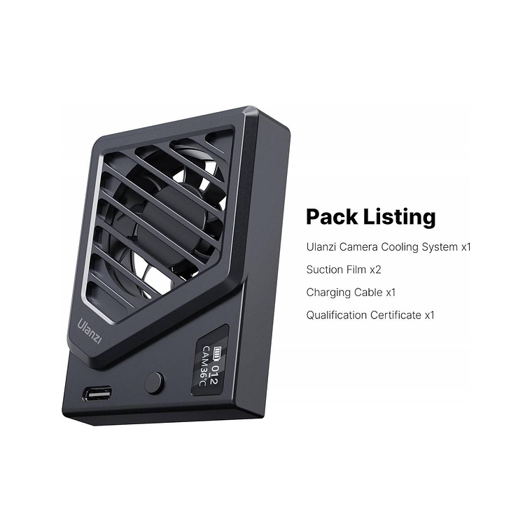 Ulanzi Ventilador de Cámaras CA25 4
