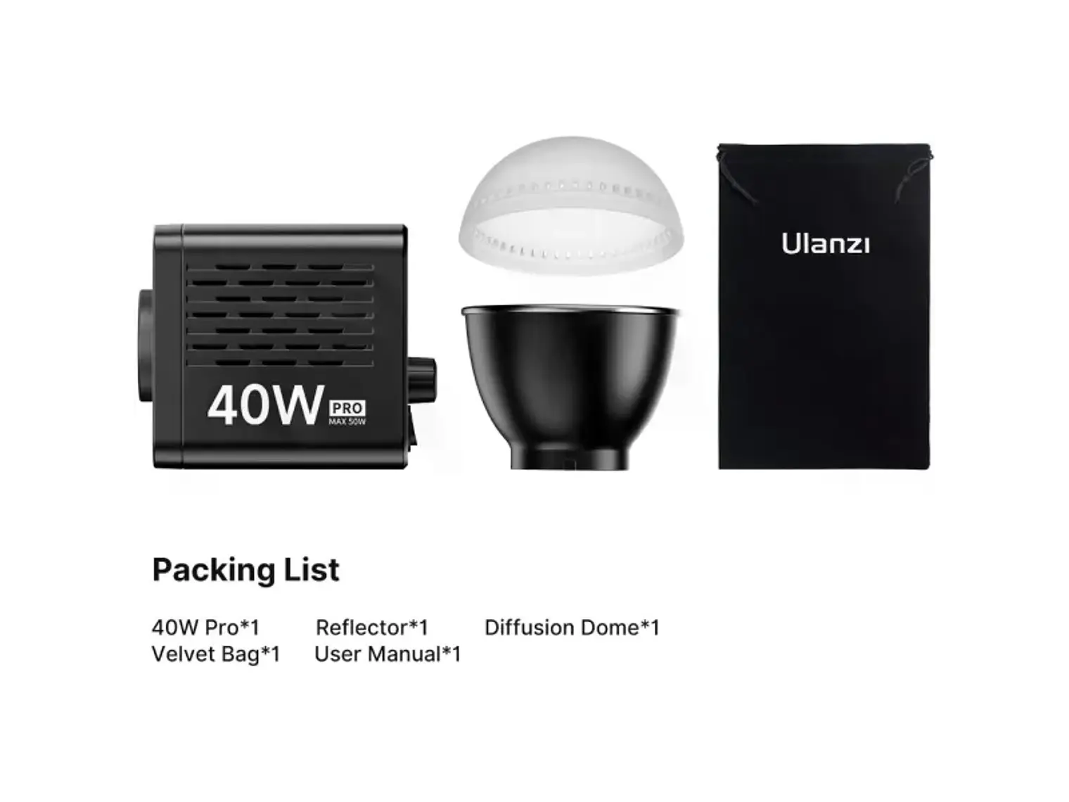 Ulanzi 40W PRO L023 Led 4