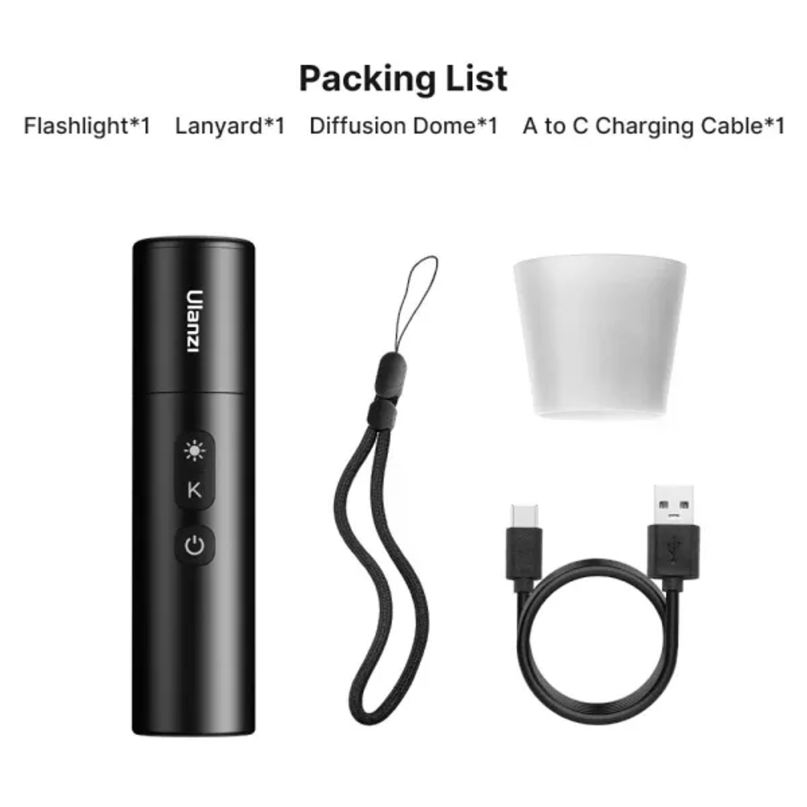 Ulanzi LM07 Luz Led Para Video y Linterna RGB 3