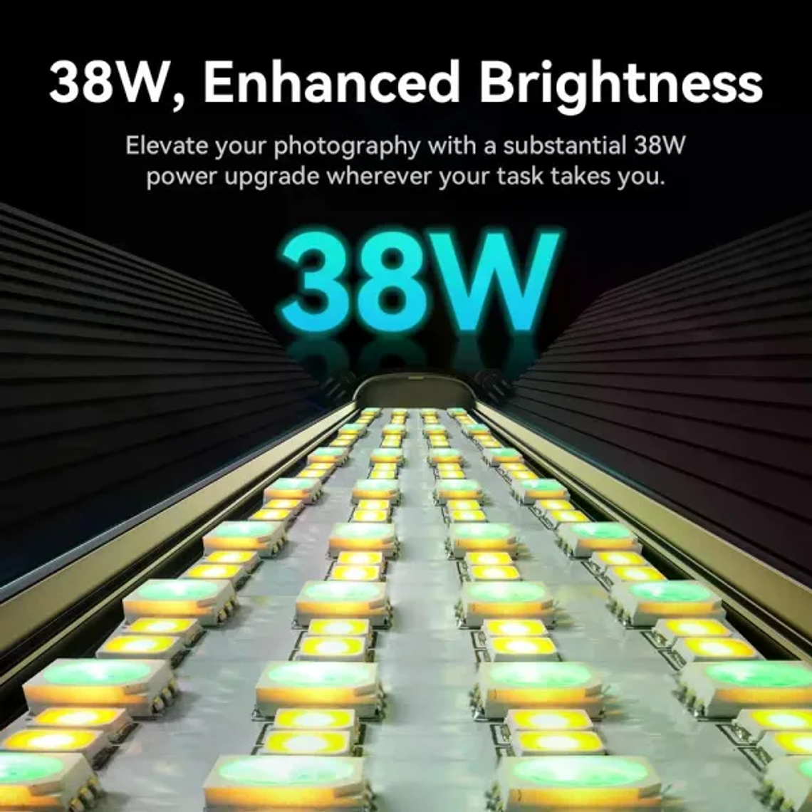 Ulanzi VL360 RGB Espada Led Con Aletas 3