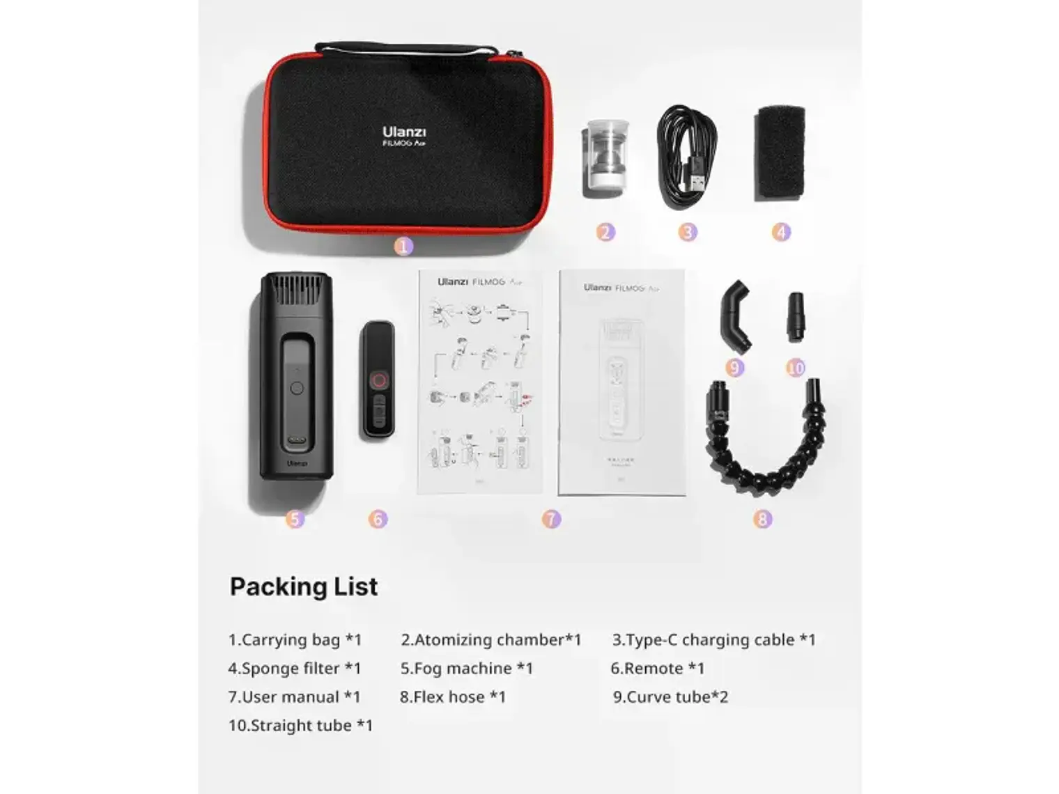 Ulanzi Filmog FM01 Tiny Fog Machine Máquina de Humo 3