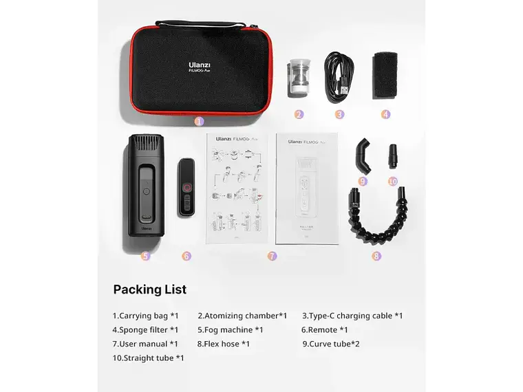 Ulanzi Filmog FM01 Tiny Fog Machine Máquina de Humo 3