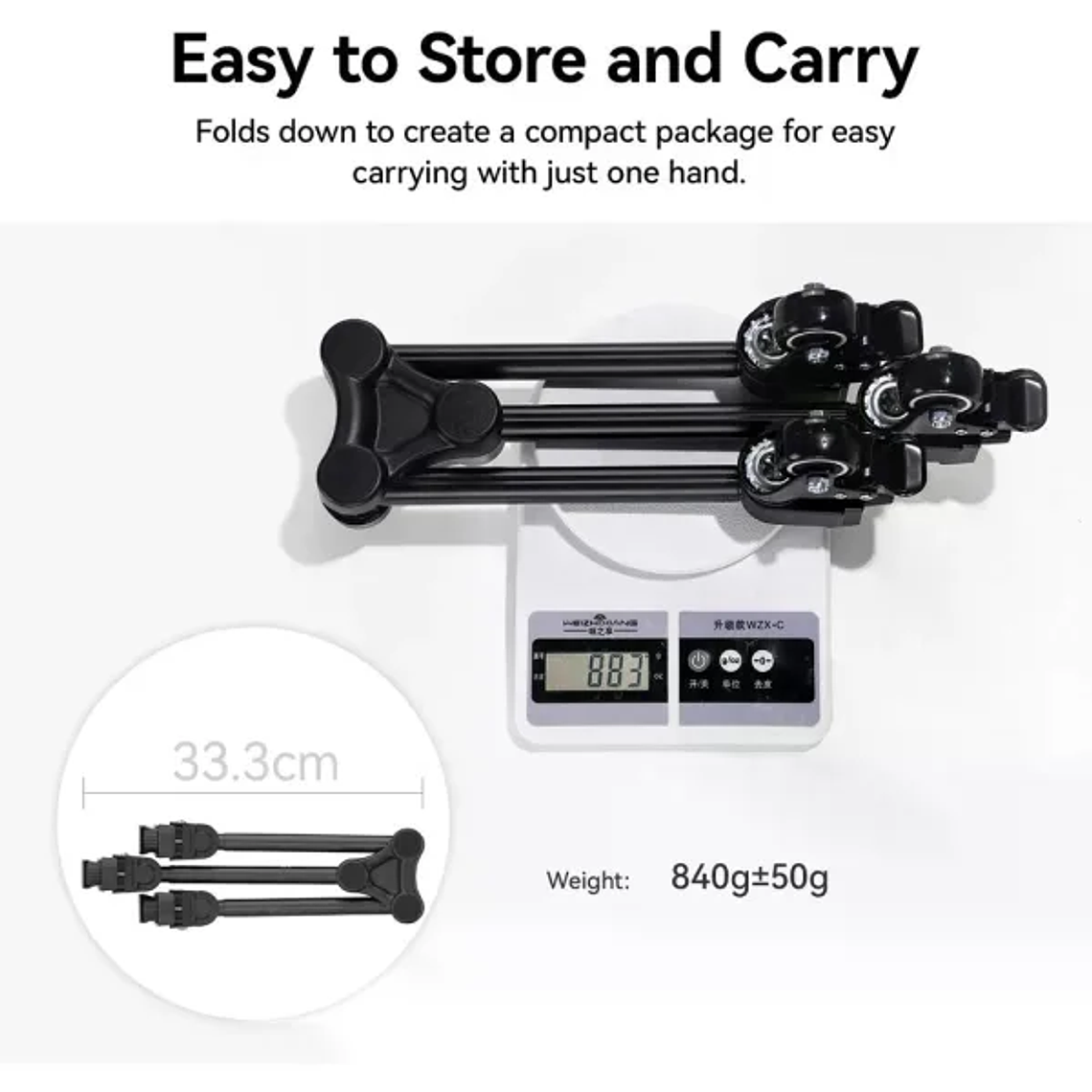 Ulanzi AT-02 Dolly Para Trípode 3