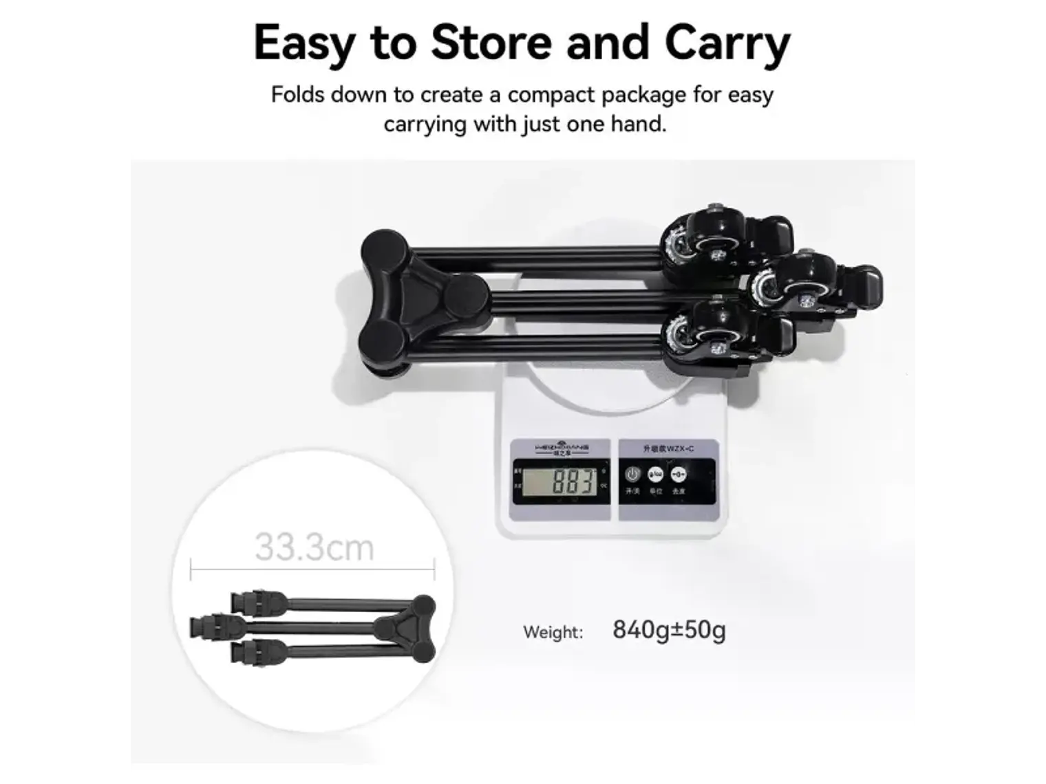 Ulanzi AT-02 Dolly Para Trípode 3