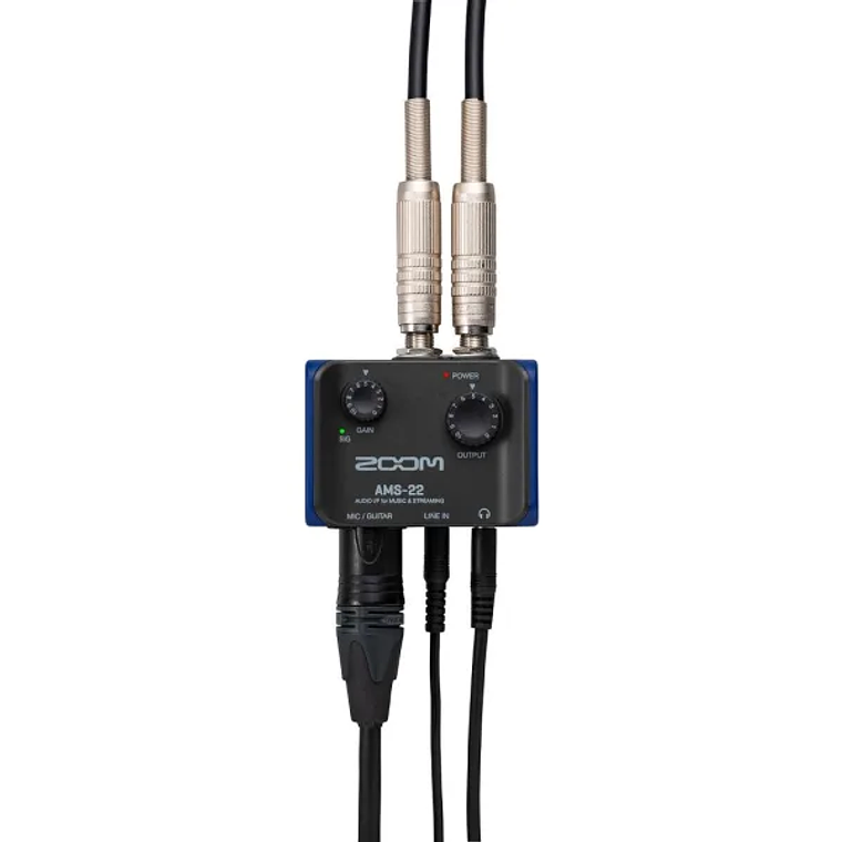 Zoom AMS-22 2×2 Interfaz de Audio Para Teléfonos, Tablets o Computador 3