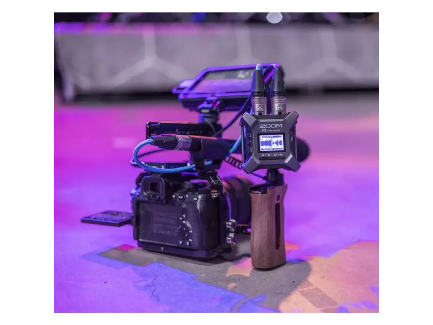 Zoom F3 Grabadora de Campo Compacta Entradas XLR 4