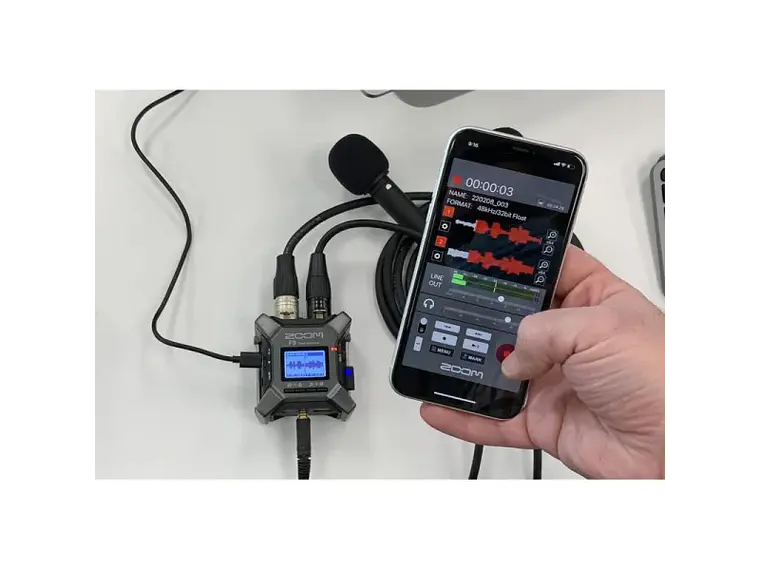 Zoom F3 Grabadora de Campo Compacta Entradas XLR 5