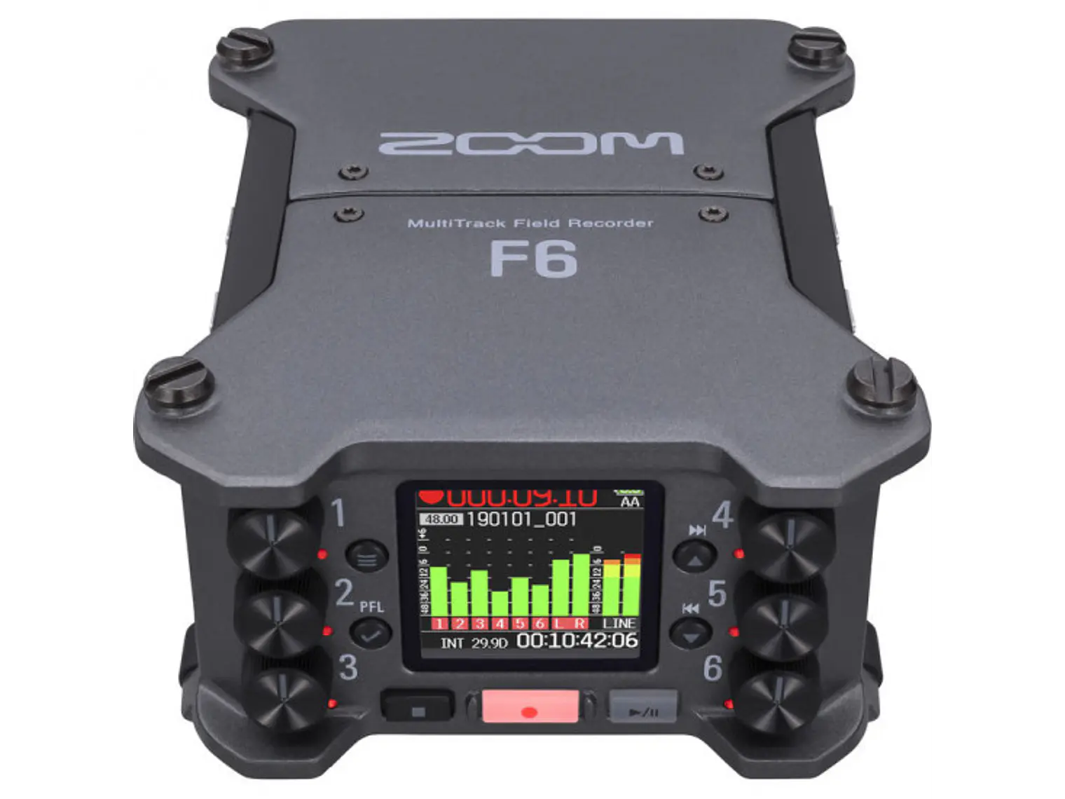 Zoom F6 Grabador Audio 6 Entradas / 14 Canales 1