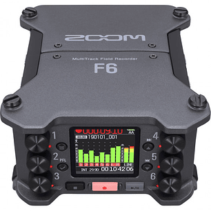 Zoom F6 Grabador Audio 6 Entradas / 14 Canales