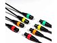 Zoom XLR-4c/CP Pack de 4 Cables Micrófono Con Anillos de Colores - Miniatura 3