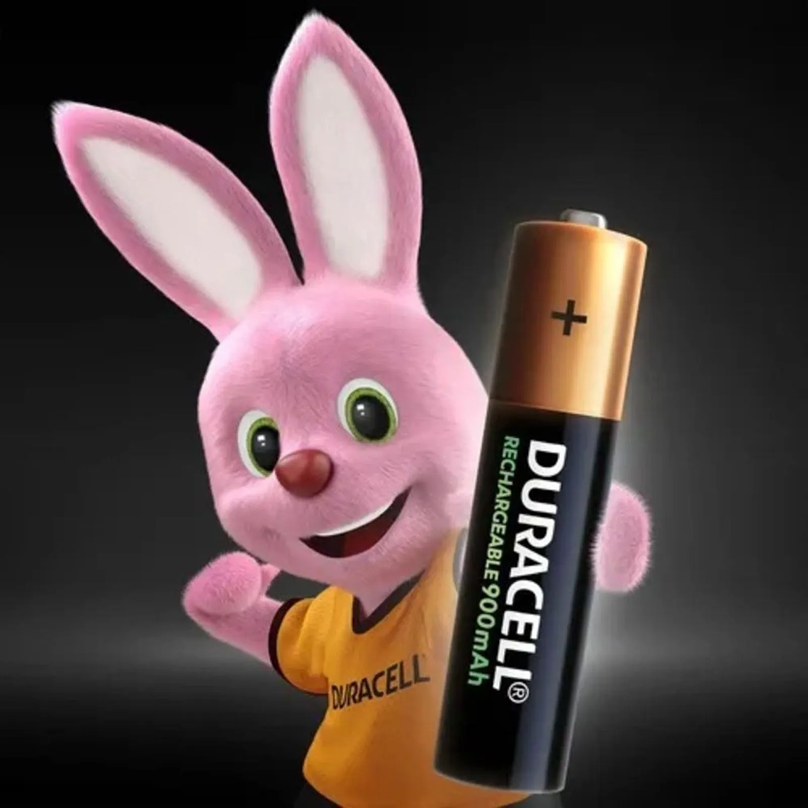 Duracell Pilas RECARGABLES 900MAH AAA X4 2