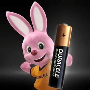 Duracell Pilas RECARGABLES 900MAH AAA X4