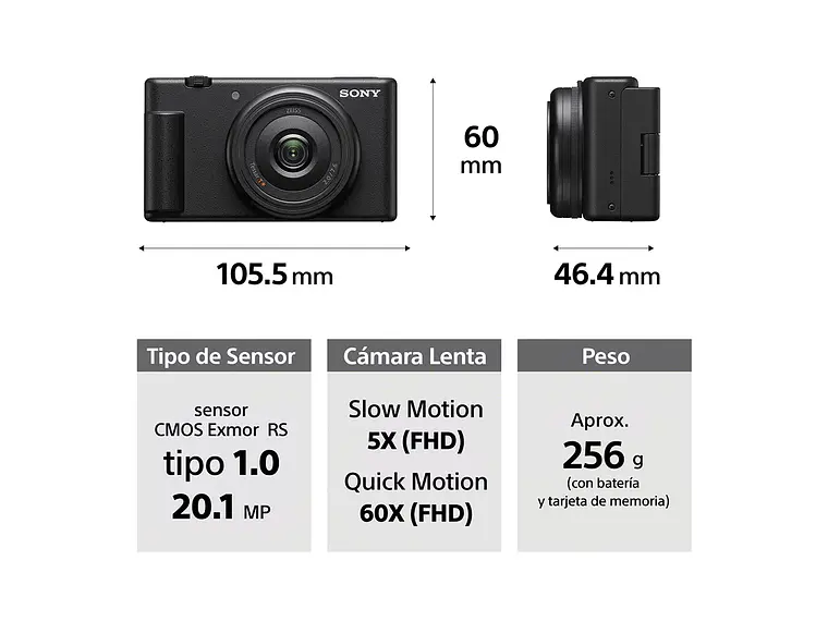 Sony ZV-1F para videoblogs 6