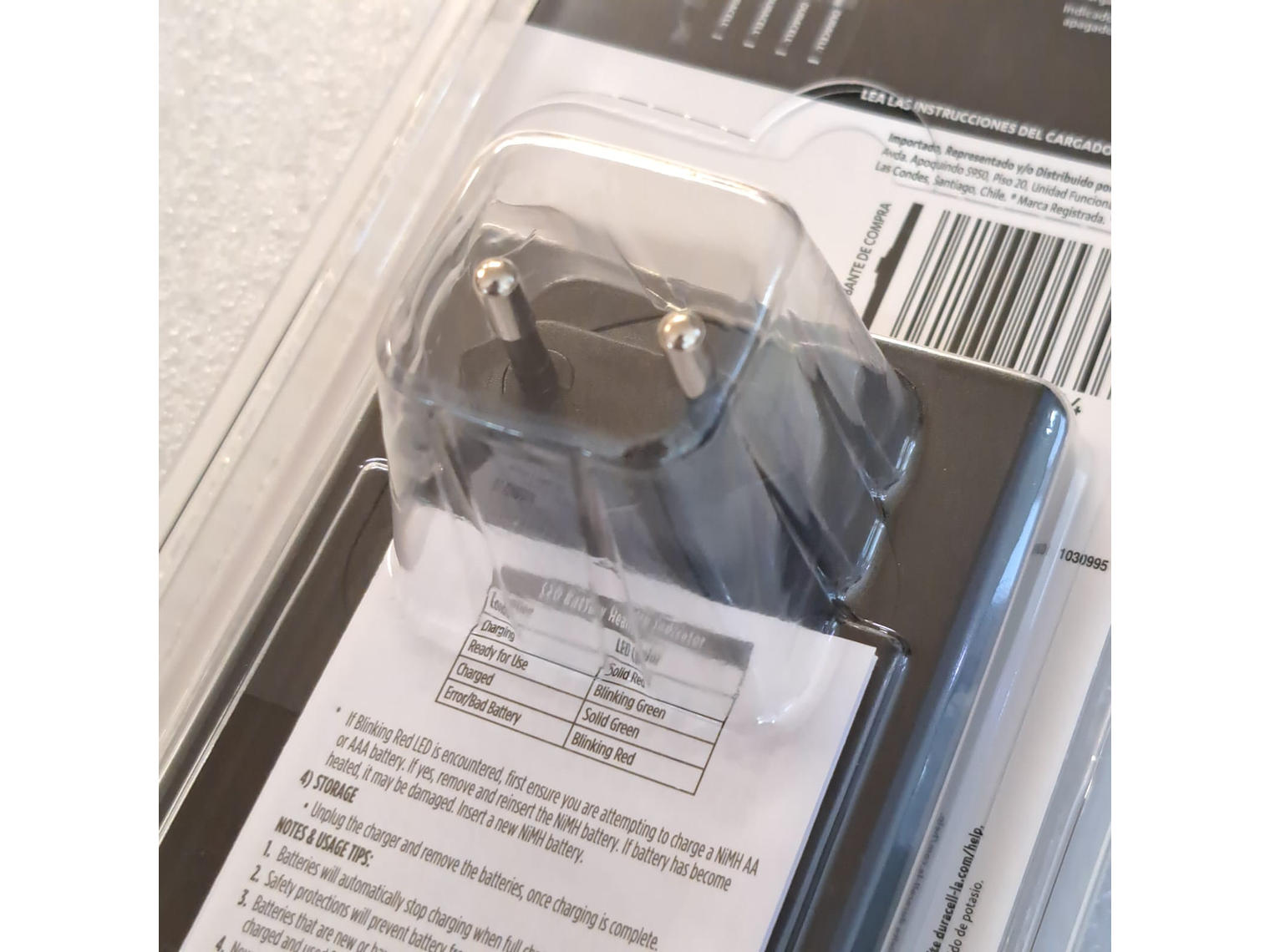 Duracell Cargador de pilas + 4 pilas AA recargables 2500MAH. 3