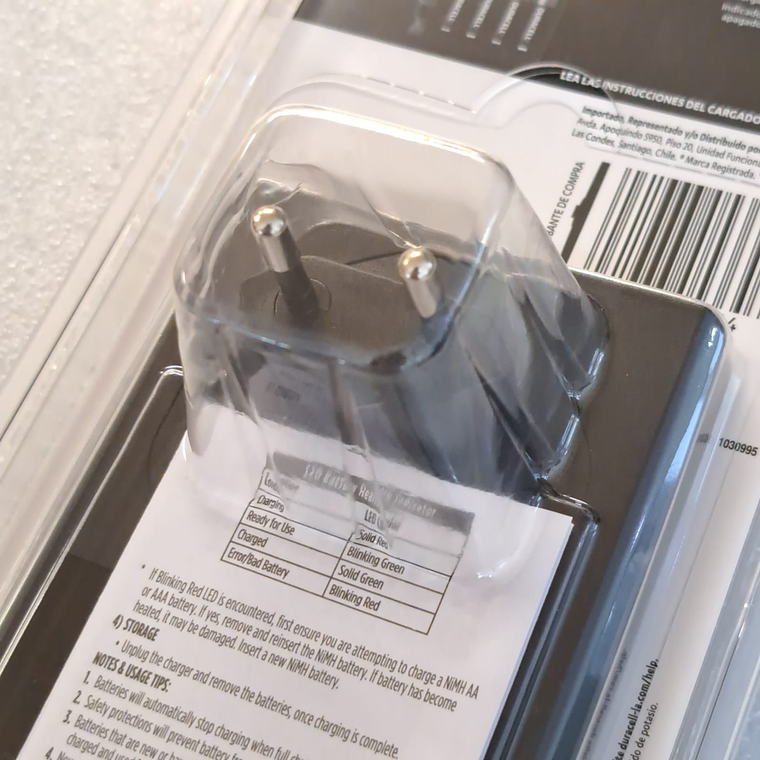 Duracell Cargador de pilas + 4 pilas AA recargables 2500MAH. 3