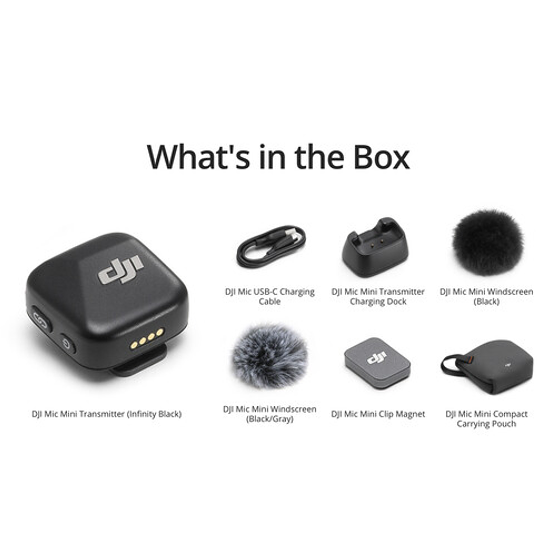 DJI Mic Mini Transmitter (Infinity Black) 3