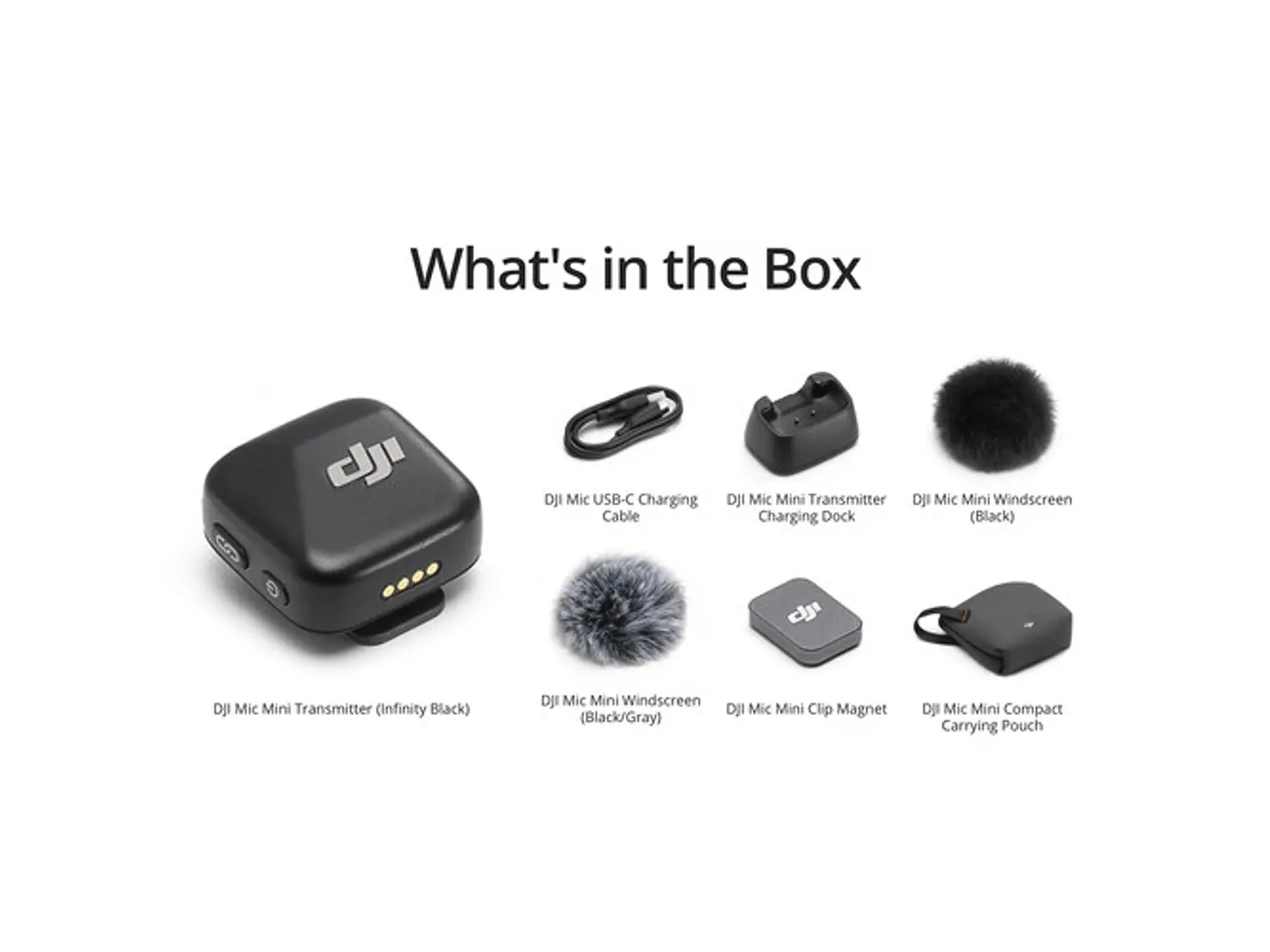 DJI Mic Mini Transmitter (Infinity Black) 3