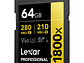 Tarjeta de memoria SDXC Lexar 64gb 1800x SDXC UHS-II 280/210 mb/s v60 gold - Miniatura 1