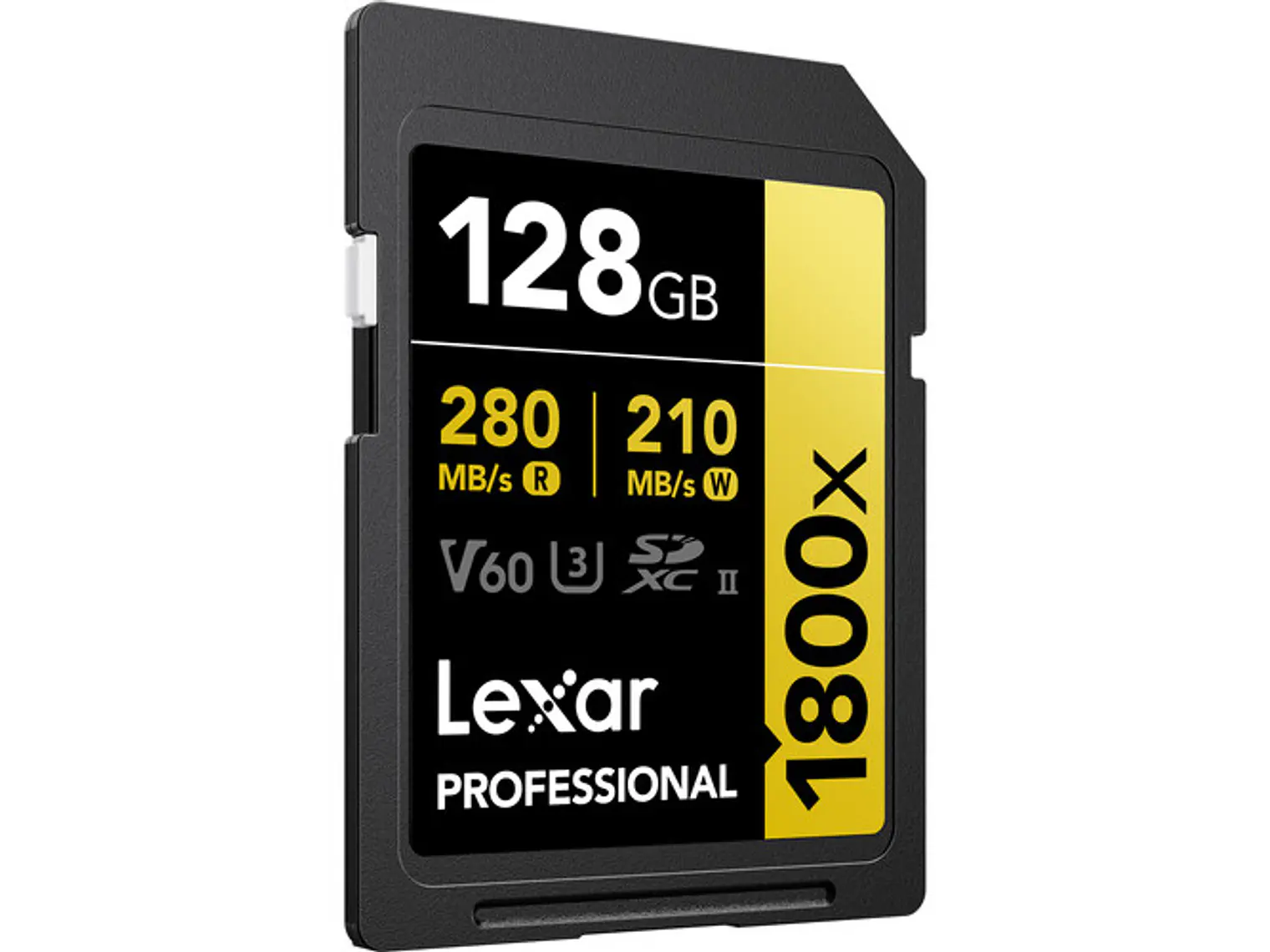 Tarjeta Memoria Lexar 128GB 1800X SDXC UHS-II 280/210MB/s V60 4K GOLD 2