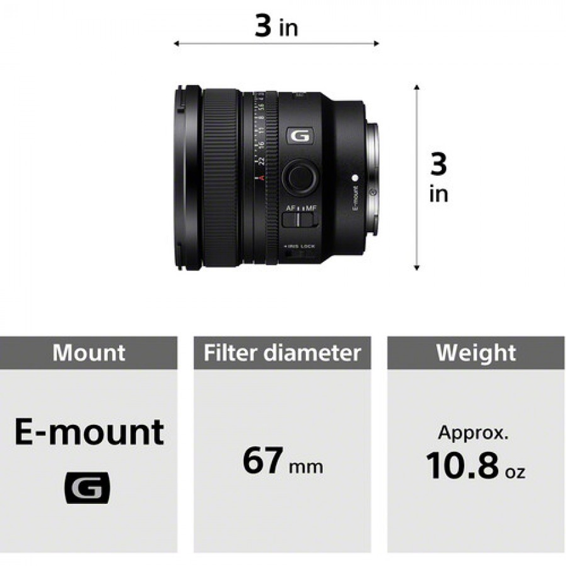 Sony FE 16mm f/1.8 G Lente Gran angular 4