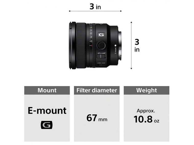 Sony FE 16mm f/1.8 G Lente Gran angular 4