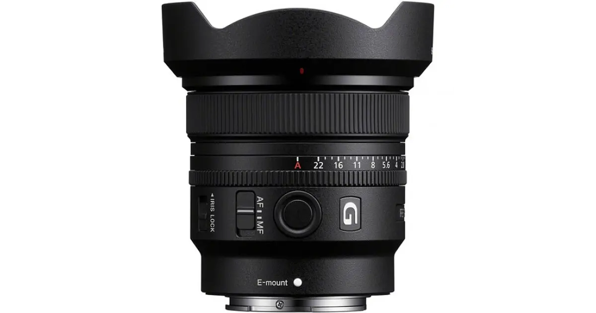 Sony FE 16mm f/1.8 G Lente Gran angular
