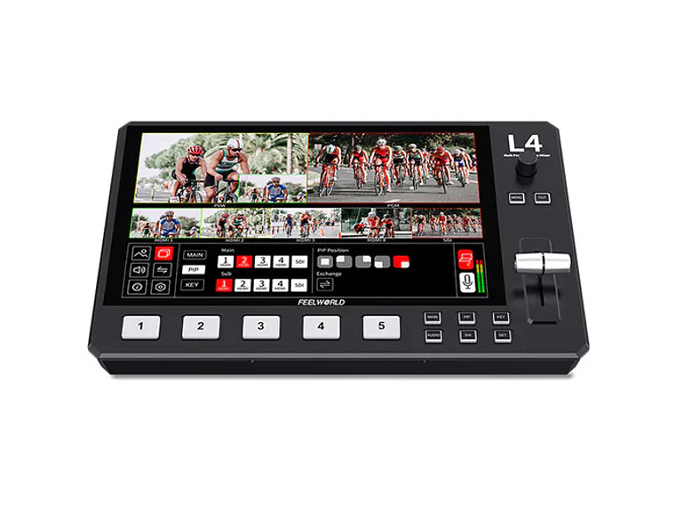 FeelWorld Switcher L4 HDMI LCD de 10,1