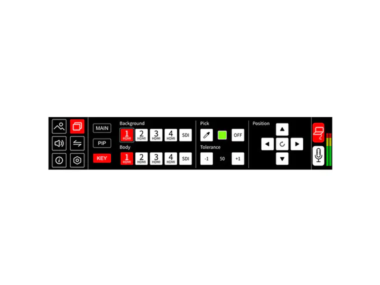 FeelWorld Switcher L4 HDMI LCD de 10,1