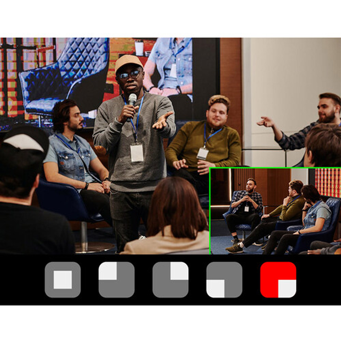 FeelWorld Switcher L4 HDMI LCD de 10,1