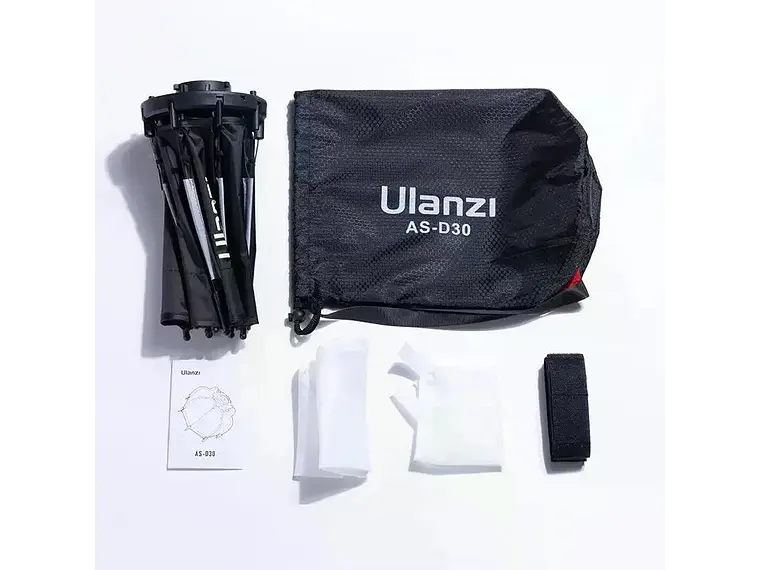 Ulanzi AS-D30 Mini Softbox Octabox Montura Mini Bowens 3