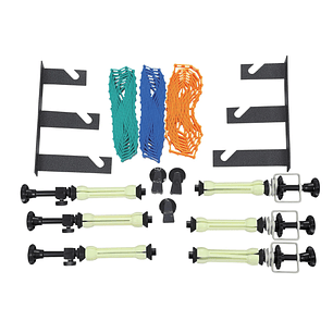 Visico Soporte De Pared Para Tres Fondos - Con Cadenas