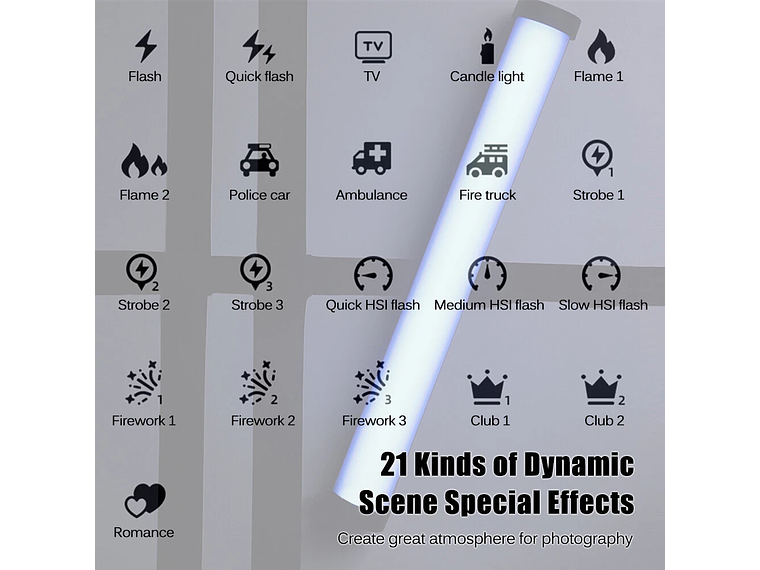 Nicefoto TC-210RGB 1.10W 2500-9900K 2