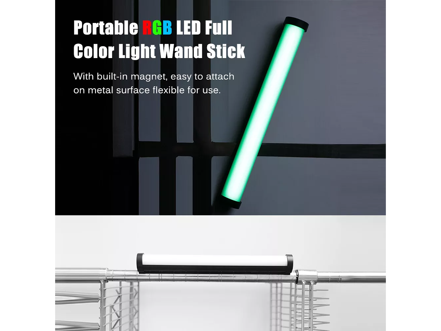 Nicefoto TC-210RGB 1.10W 2500-9900K 4