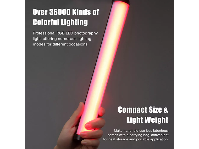 Nicefoto TC-210RGB 1.10W 2500-9900K 5