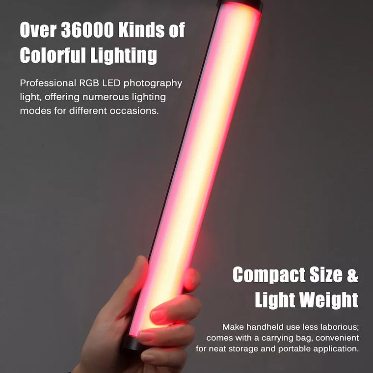 Nicefoto TC-210RGB 1.10W 2500-9900K 5