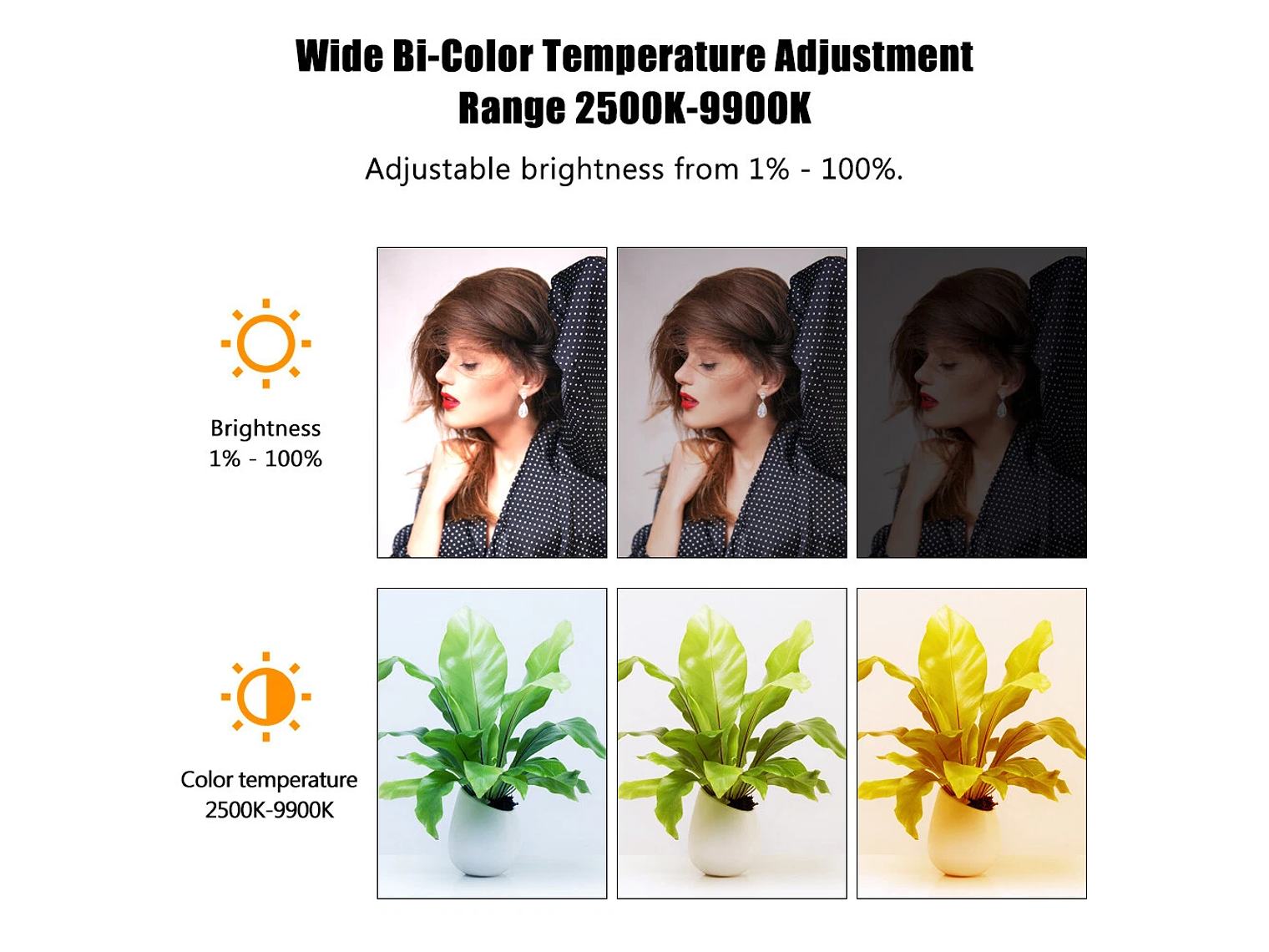 Nicefoto TC-210RGB 1.10W 2500-9900K 7