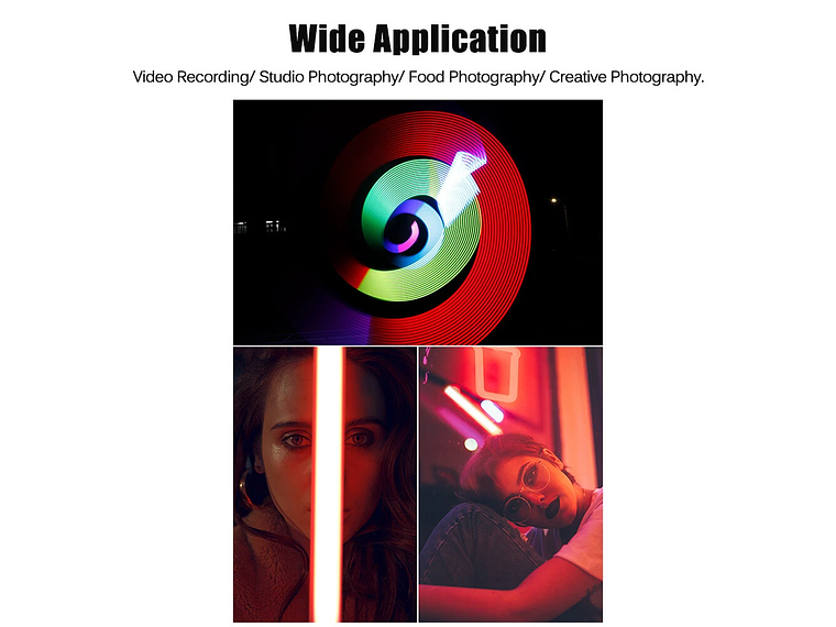 Nicefoto TC-210RGB 1.10W 2500-9900K 10