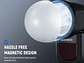 Neewer Difusor Magnetico M12 para Flash Speedlite - Miniatura 3
