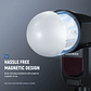 Neewer Difusor Magnetico M12 para Flash Speedlite - Miniatura 3