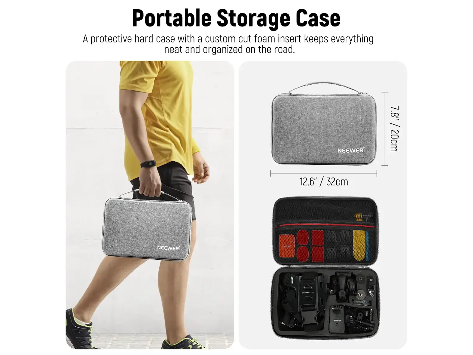 Neewer Kit de Accesorios 50 en 1 para Camaras de Acción 3