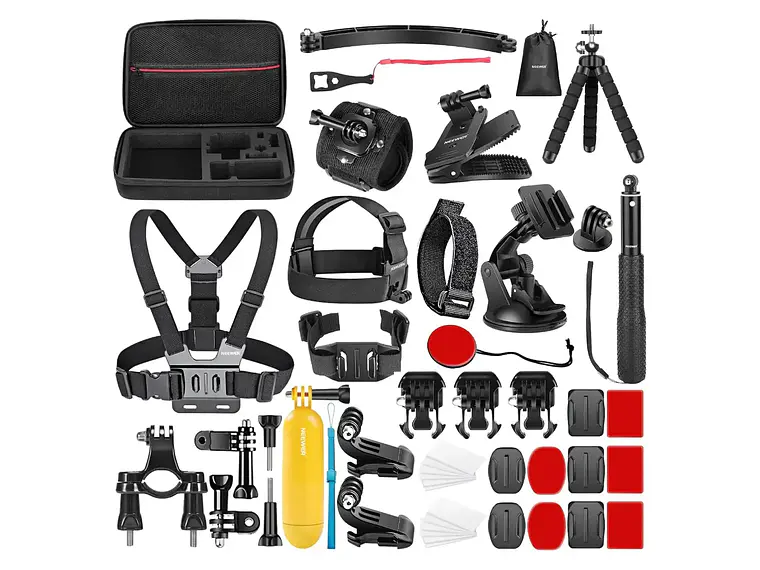 Neewer Kit de Accesorios 50 en 1 para Camaras de Acción 1