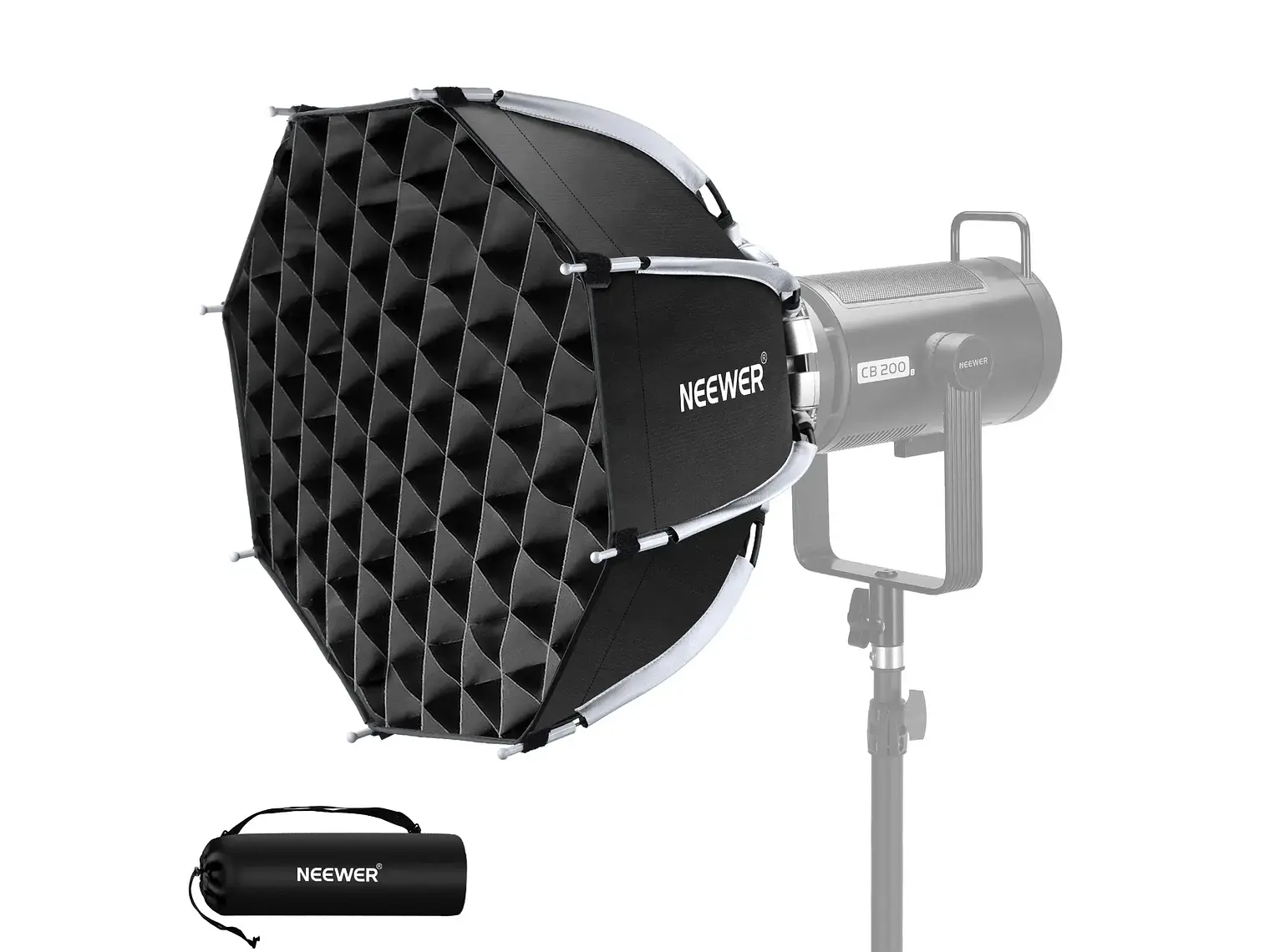 Neewer Softbox Octagonal de 45 cm con Montura Bowens 1
