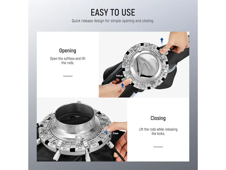 Neewer Softbox Octagonal de 45 cm con Montura Bowens 2